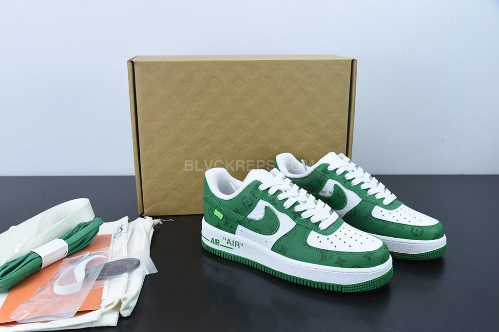 1A9V9V - RvceShops - Air Force 1 Low x Louis Vuitton LV 'Green