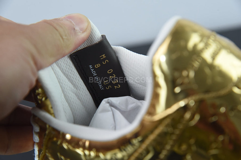 Louis Vuitton x Nike Air Force 1 Low “Virgil Abloh” Metallic Gold