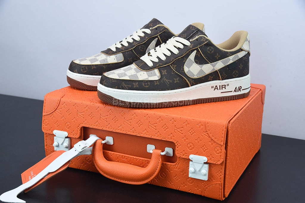 FAKE LOUIS VUITTON X OFFWHITE AIR FORCES FROM DHGATE 🔥 #dhgate