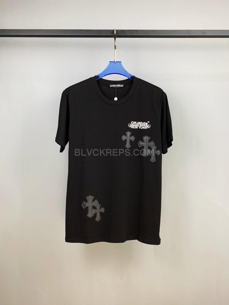 OFF-WHITE X Chrome hearts T-shirt O1