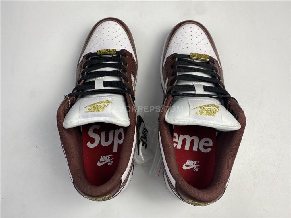 SUPREME X NIKE SB DUNK LOW STARS BARKROOT BROWN 2021 - cheap size 14 nike  lebron 9 blue edition - HotelomegaShops